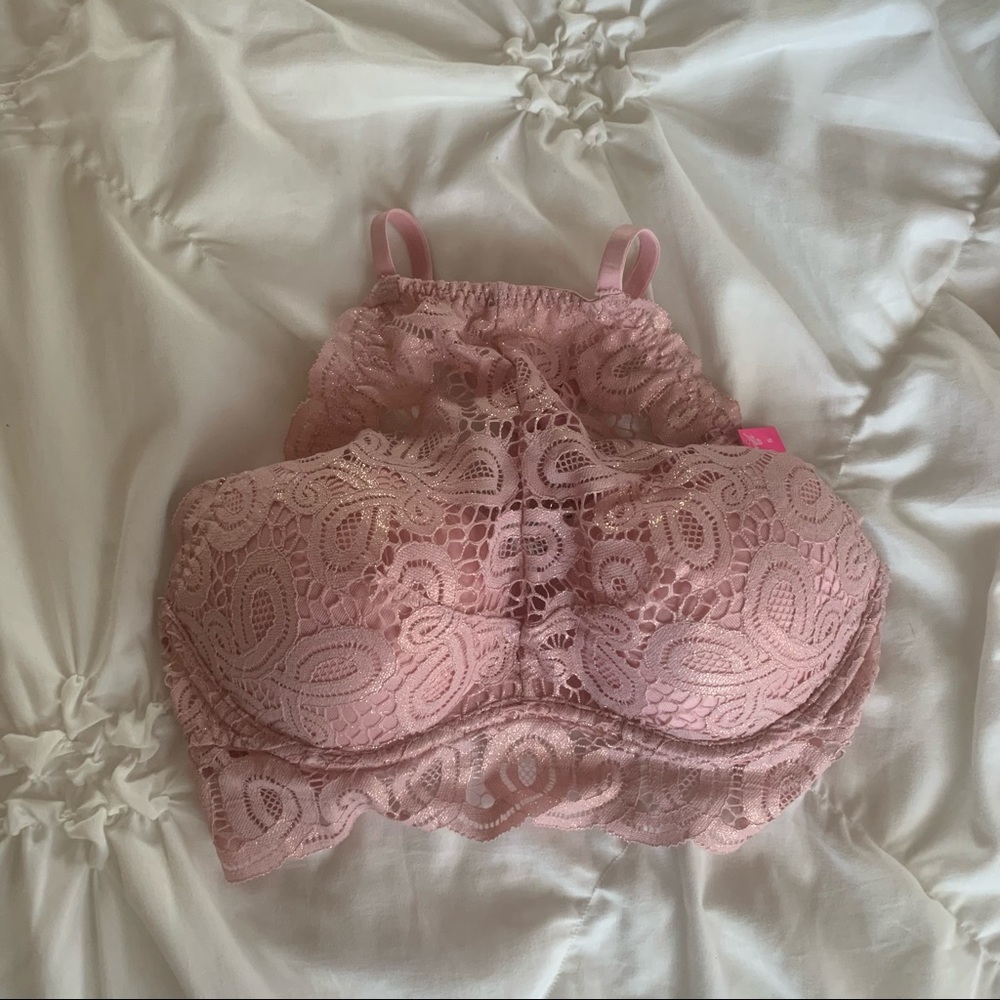 New Pink Victoria Secret Push Up Bra